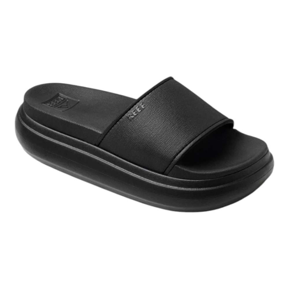 Reef Black Foam Slide Sandals